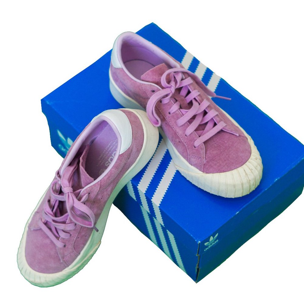 Adidas Superstar J Lilac Sneakers